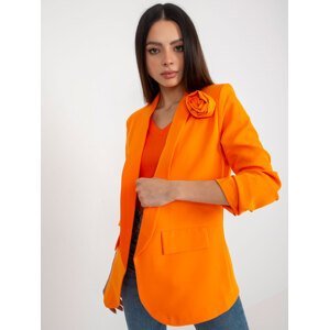 Fluo oranžová bunda bez zapínání OCH BELLA