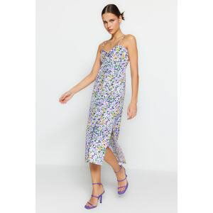 Trendyol Multi Color Midi Woven Window Detailed Woven Dress