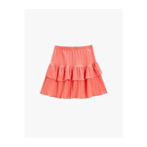 Koton Skirt Waist Elastic Flounced