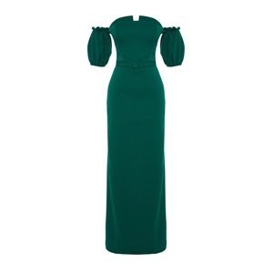 Dámské šaty Trendyol TPRSS23AE00091/Green