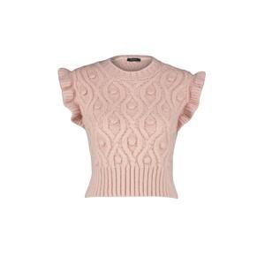 Trendyol Powder Crop Soft Textured Knitwear Sweater