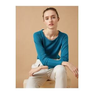 Koton Hollow Out Collar Knitwear Sweater