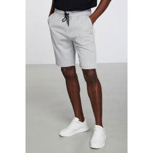 GRIMELANGE Camillo Straight Regular Light Gray Shorts & Bermudas