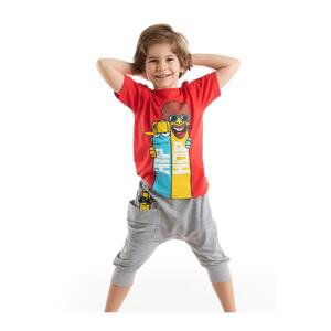 Mushi Brothers Boy's T-shirt Capri Shorts Set