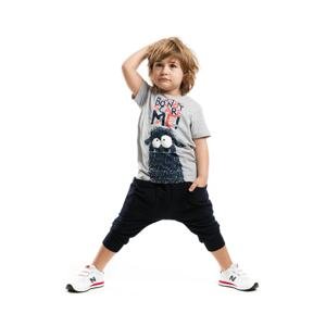 Denokids Ponchik Boy T-shirt Capri Shorts Set