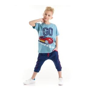 Mushi Go Car Boy T-shirt Capri Shorts Set
