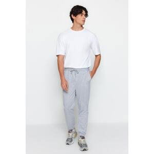 Trendyol Men's Gray Basic Oversize Fit Sweatpants Sweatpants