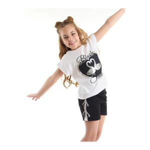 Mushi Black Swan Girl T-shirt Shorts Set