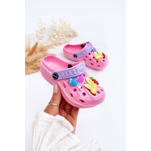 Dětské pěnové lehké sandály Crocs růžové Sweets