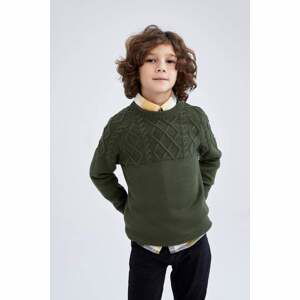 DEFACTO Boy Regular Chino Crew Neck Pullover