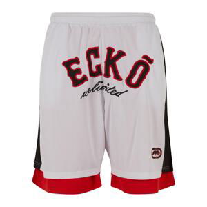 Společnost Ecko Unltd. Šortky BBALL bílo/červené