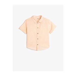 Koton Shirt Short Sleeve Classic Collar