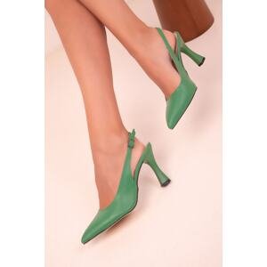 Soho Green Women's Classic Heeled Shoes 18090