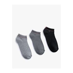 Koton Set of 3 Basic Booties and Socks, Multicolored