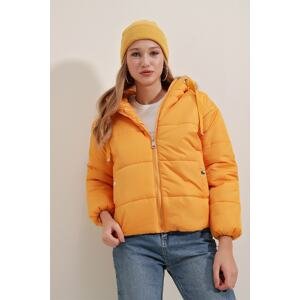 Bigdart 5117 Inflatable Hooded Coat - Yellow