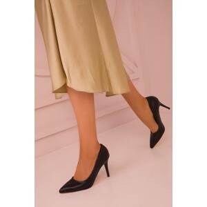 Soho Black Women's Classic Heeled Shoes 16906