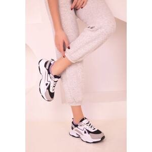 Soho Women's Ice-White-Lilac Sneakers 17834