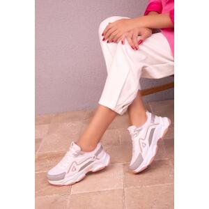 Soho White-Powder Women's Sneakers 17834