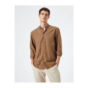 Koton Classic Collar Shirt Buttoned Long Sleeve
