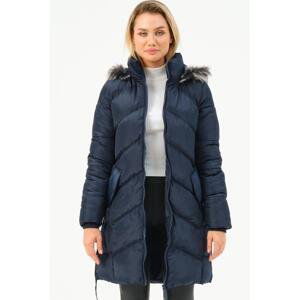 Z6768 DEWBERRY WOMEN'S COAT-LACQUER