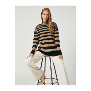 Koton Oversize Turtleneck Sweater Long Sleeve Knitwear