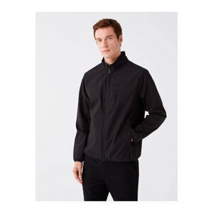 LC Waikiki Standard Fit Men's Outdoor Jacket with a Stand-Up Collar.