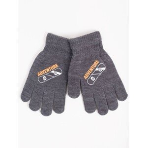 Yoclub Kids's Gloves RED-0012C-AA5A-029