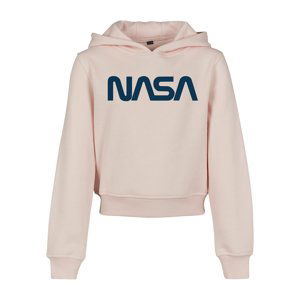 Dětská NASA Cropped Hoody růžová