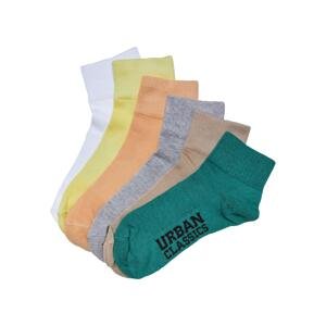 Vysoké Sneaker Socks 6-Pack sunsetcolor
