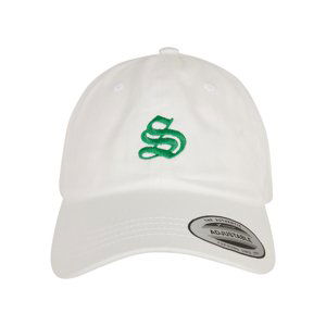 Letter White Low Profile Cap S