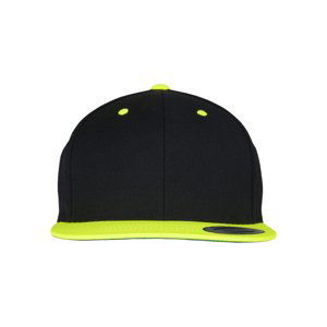 Klasický Snapback 2-Tone blk/neonyellow