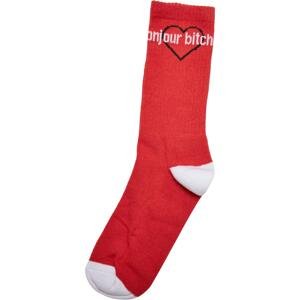 Bonjour Bitches Socks 3-Pack black/white/red