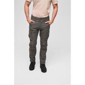 Kalhoty Pure Slim Fit olivové