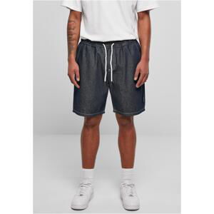 Southpole Denim Shorts tmavě modré seprané