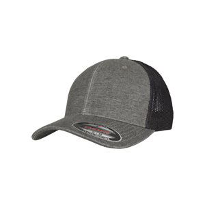 Retro Trucker Melange Cap khaki/černá síťovina