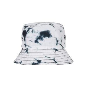 Batikový oboustranný bucket klobouk černo/bílý