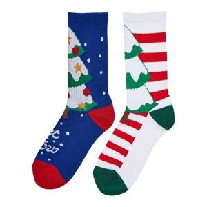 Vánoční ponožky X-Mas Tree - 2-balení vícebarevné