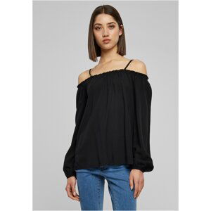 Dámské Cold Shoulder Longsleeve černé