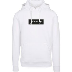 Pray Boxlogo Hoody Tee bílé