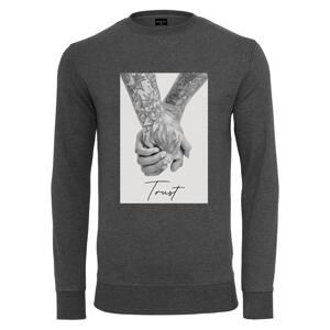 Důvěra 2.0 Dřevěné uhlí Crewneck