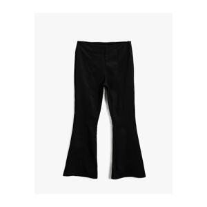 Koton Flared Trousers Ribbed