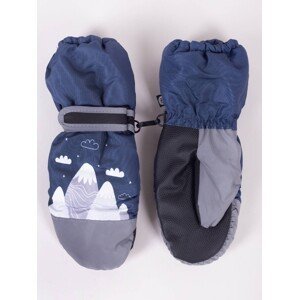 Yoclub Kids's Children'S Winter Ski Gloves REN-0295C-A110 Navy Blue
