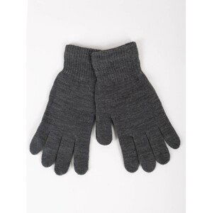 Yoclub Woman's Women'S Basic Gray Gloves RED-MAG2K-0050-007