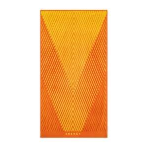 Zwoltex Unisex's Sport Towel Energy AB Orange/Yellow