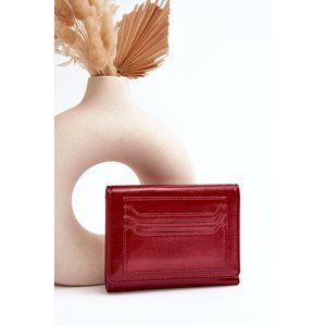 Dámská peněženka vyrobená z ekokůže červené Joanela