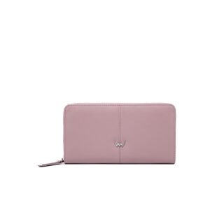 Růžová dámská kožená peněženka VUCH Judith Pink