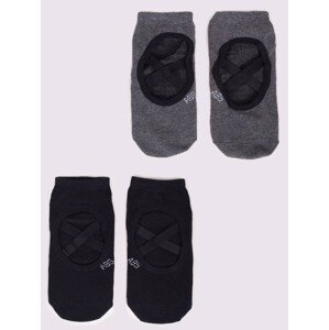 Yoclub Woman's Yoga Socks With ABS 2-Pak SKS-0015U-000A-002