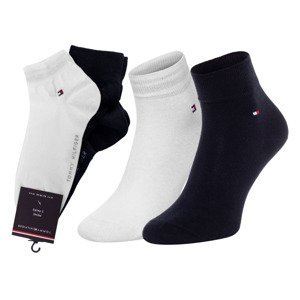 Tommy Hilfiger Woman's 2Pack Socks 342025001 300-322 White/Navy Blue