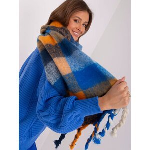 Dámský šátek s barevným károvaným vzorem