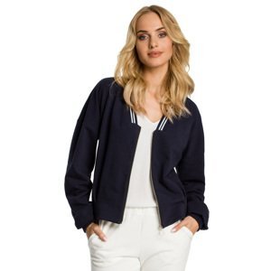 Made Of Emotion Woman's Jacket M347 Navy Blue